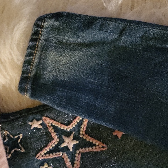 BABY GAP girls matching set- long sleeve sequins and sparkle jeans - Picture 6 of 6